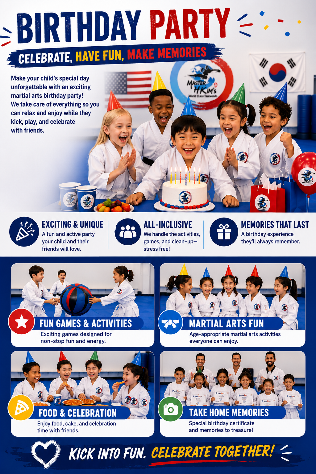 Birthday party celebration activities